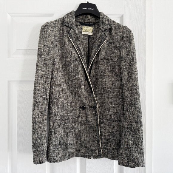 Forte.Forte "Il Tweed" Knit Cotton Blazer, size "0" (size XS - Picture 2 of 6